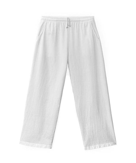 Los Angeles Apparel 8.5oz Wide Leg Jersey Pants White
