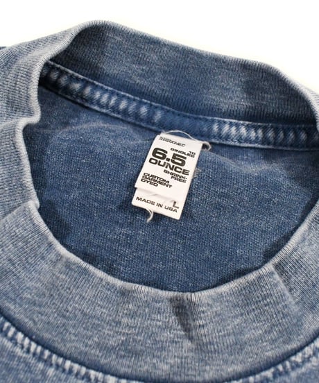 Los Angeles Apparel Mineral Wash Damaged S/S Tee Indigo