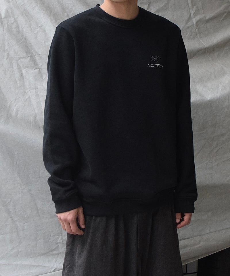 ARC'TERYX Emblem Fleece Crew Black | COUNTER