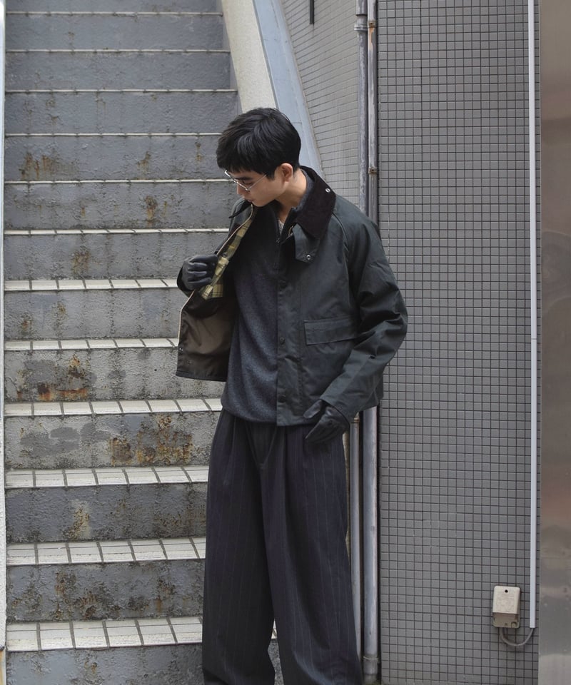 Barbour Spey Wax Jacket Sage | COUNTER