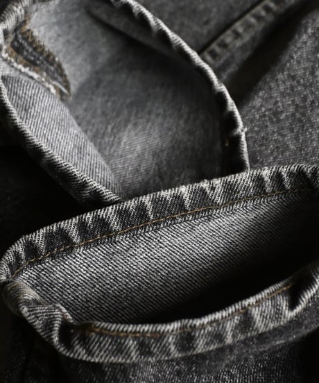 80's Used Levi's 506 Denim Pants Black Made in USA -4