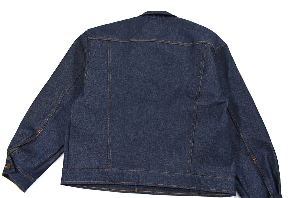Prison Blues Denim Western Jacket Rigid Blue |