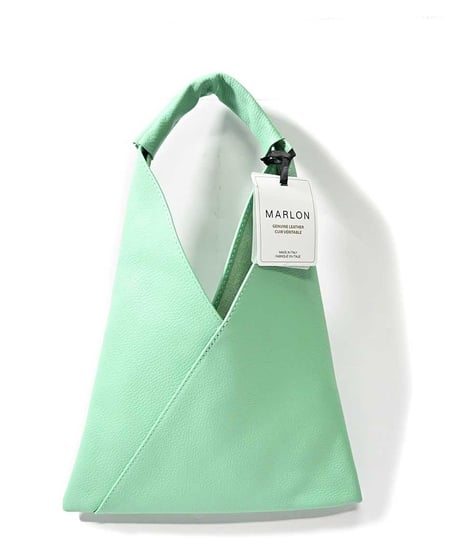 MARLON FIRENZE Calf Leather MINI GISELLE -Menta