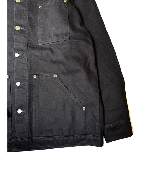 Prison Blues Denim Yard Coat Black