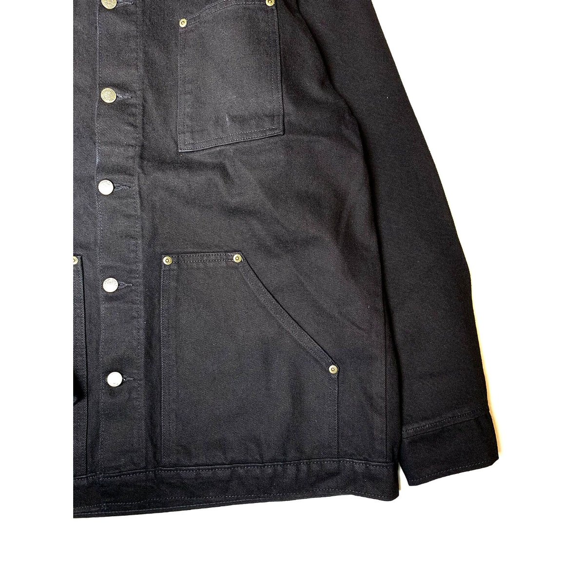 Prison Blues Denim Yard Coat Black | COUNTER