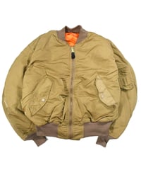 Deadstock GREENBRIER MA-1 Flight Jacket Gold EMAR Zip