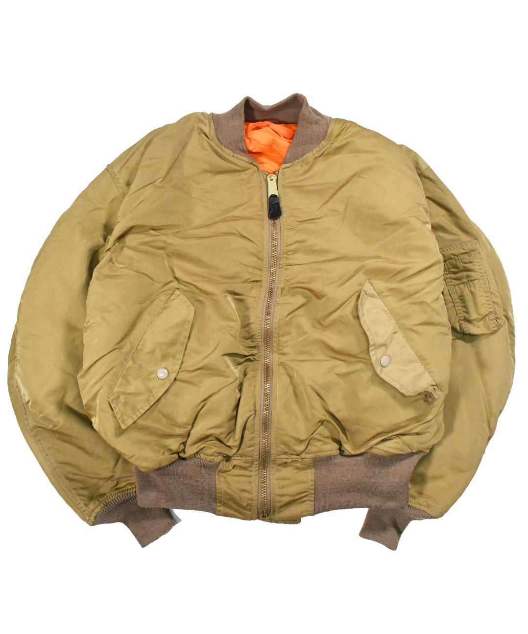 ジャケット・アウター GREENBRIER MA-1 Flight Jacket Deadstock GREENBRIER MA-1 Flight Jacket Gold EM