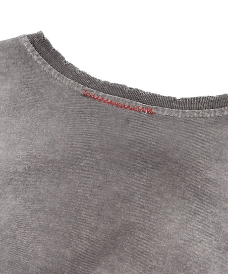 MOOJI MOOJI US Single Stitched T-Shirt Aged Taupe Grey