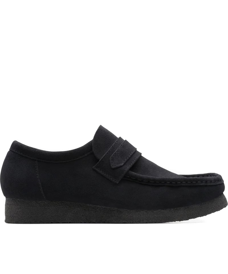 Clarks Wallabee Loafer Black Suede | COUNTER