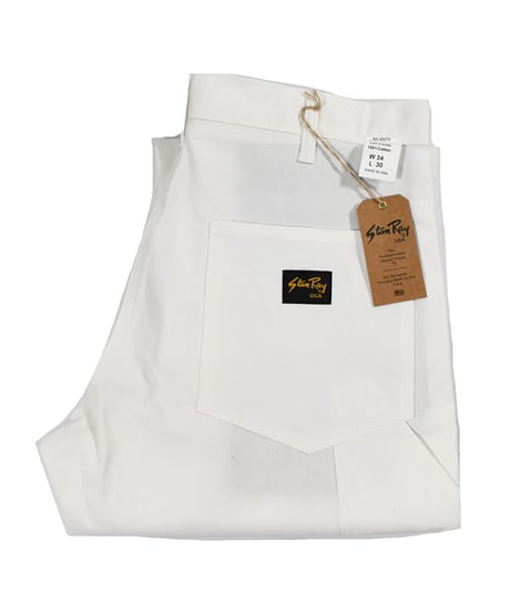 Stan Ray Double Knee Painter Pants White