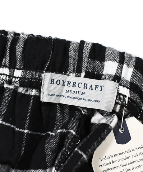 Boxercraft Harley Flannel Pant Black/White Plaid