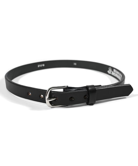 Amish Made Belts The Colt Leather Belt Black/Silver