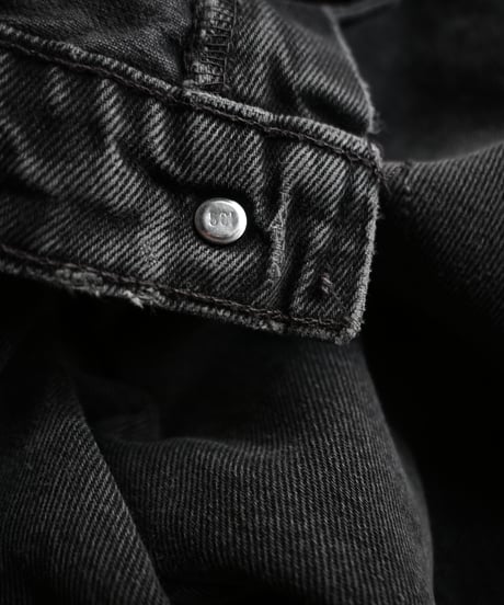 90's Used Levi's 505 Denim Pants Black Made in USA -6