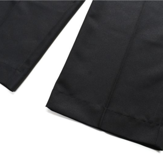 Edwards Pleated front Microfiber Dress Pants Bl