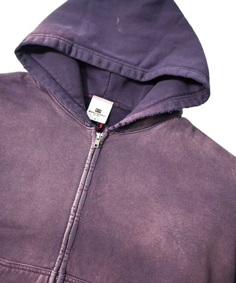 MOOJI MOOJI US Oversize Zip Up Hoodie Aged Purple