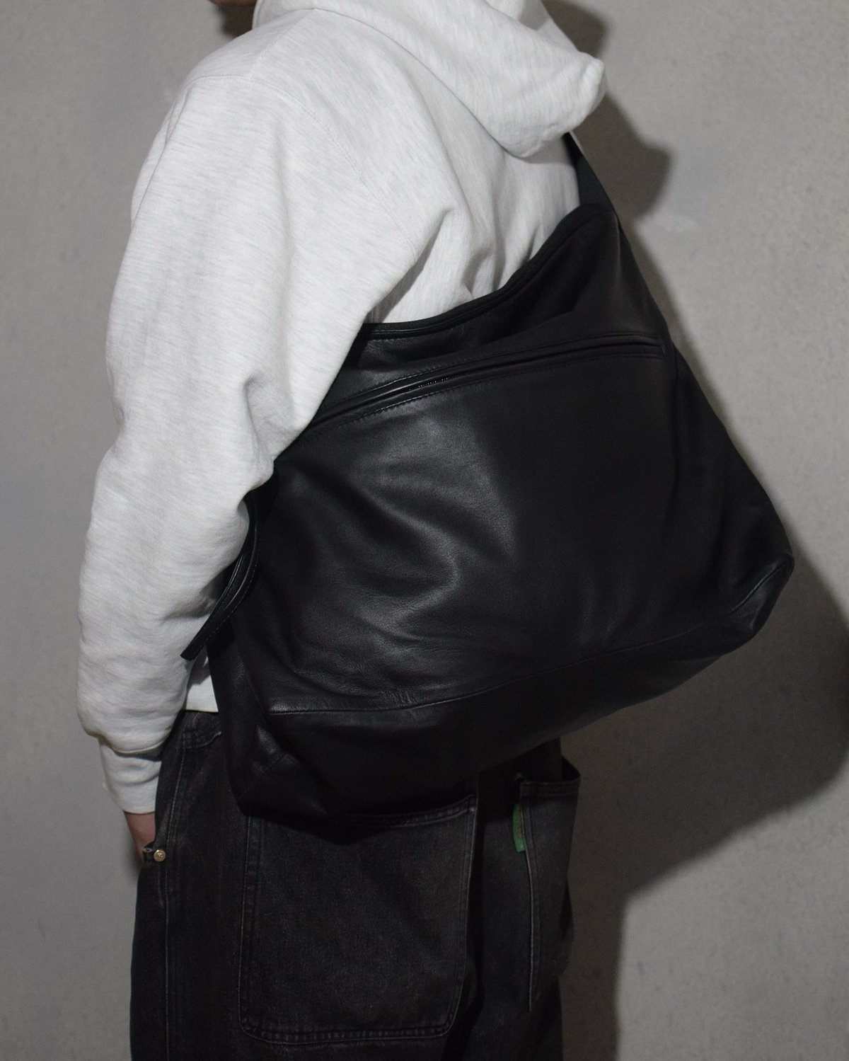 East Bay MFG Lamb Leather Shoulder Bag East Bay MFG Lamb Leather Shoulder Bag