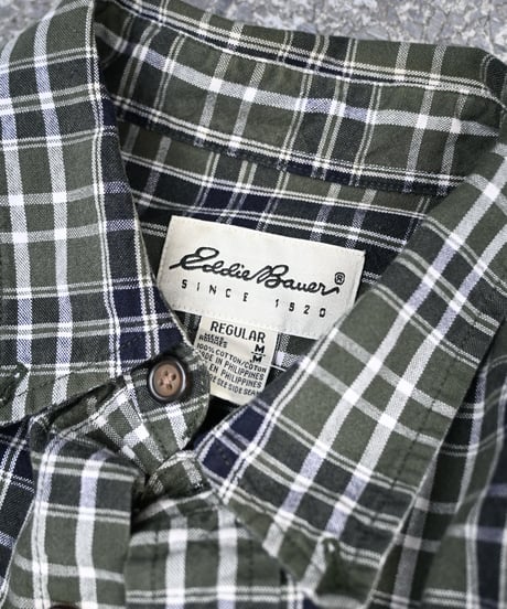 Eddie Bauer Long Sleeve Plaid shirt -3