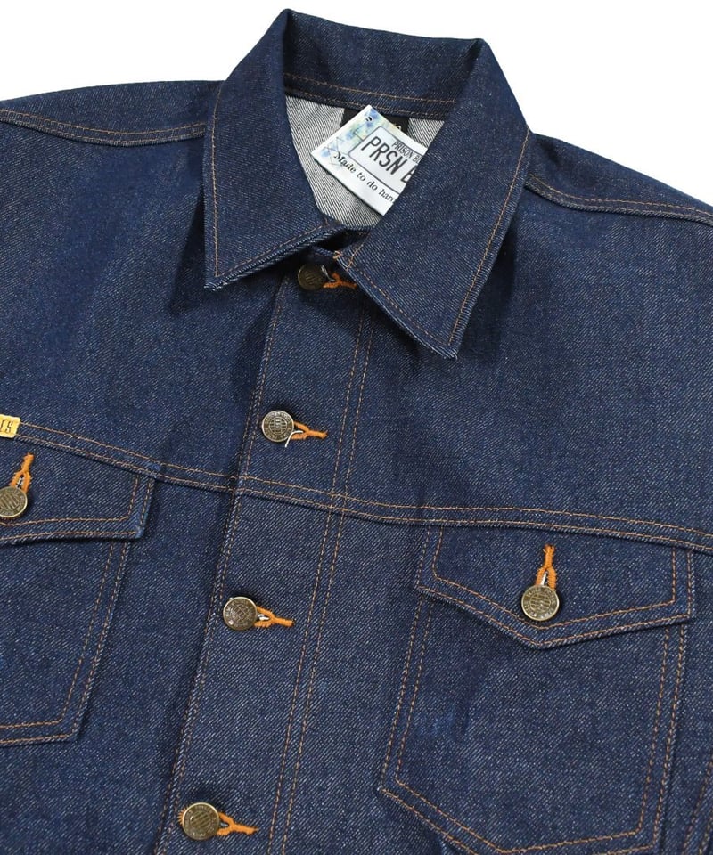 Prison Blues Denim Western Jacket Rigid Blue |