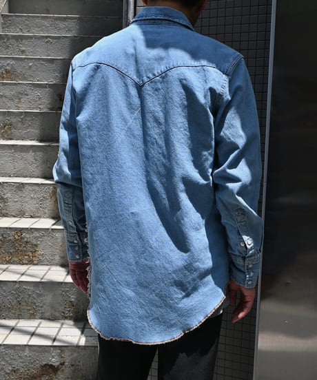 Customized Wrangler Denim Western Shirt - 3