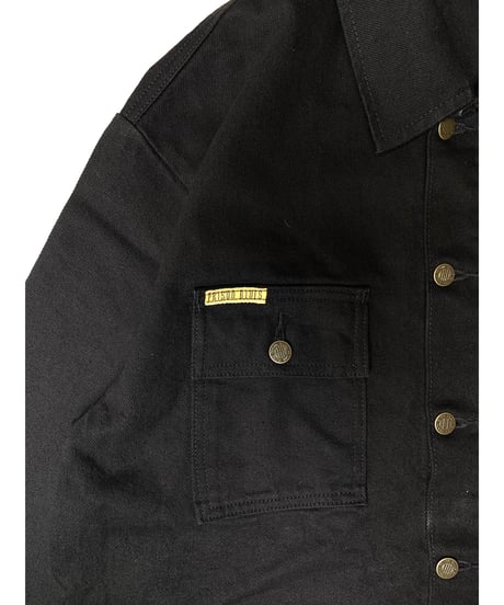 Prison Blues Denim Yard Coat Black