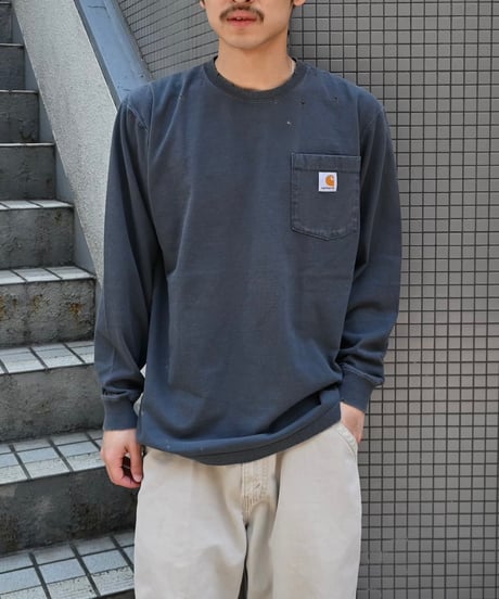 Carhartt Pocket Long Sleeve T-Shirt ー６