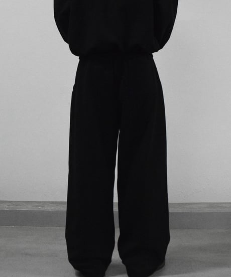 Los Angeles apparel 10oz Open Bottom Sweat Pants Black