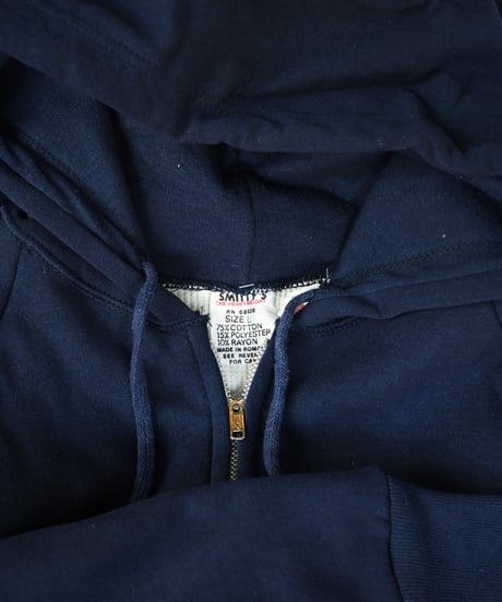 Deadstock Smitty's Rumania Thermal Lining Zip Parka Navy