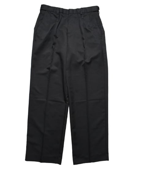 Edwards Pleated front Microfiber Dress Pants Black