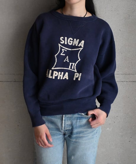50s Russell Athletic College Crew Neck Sweat Shirt -18