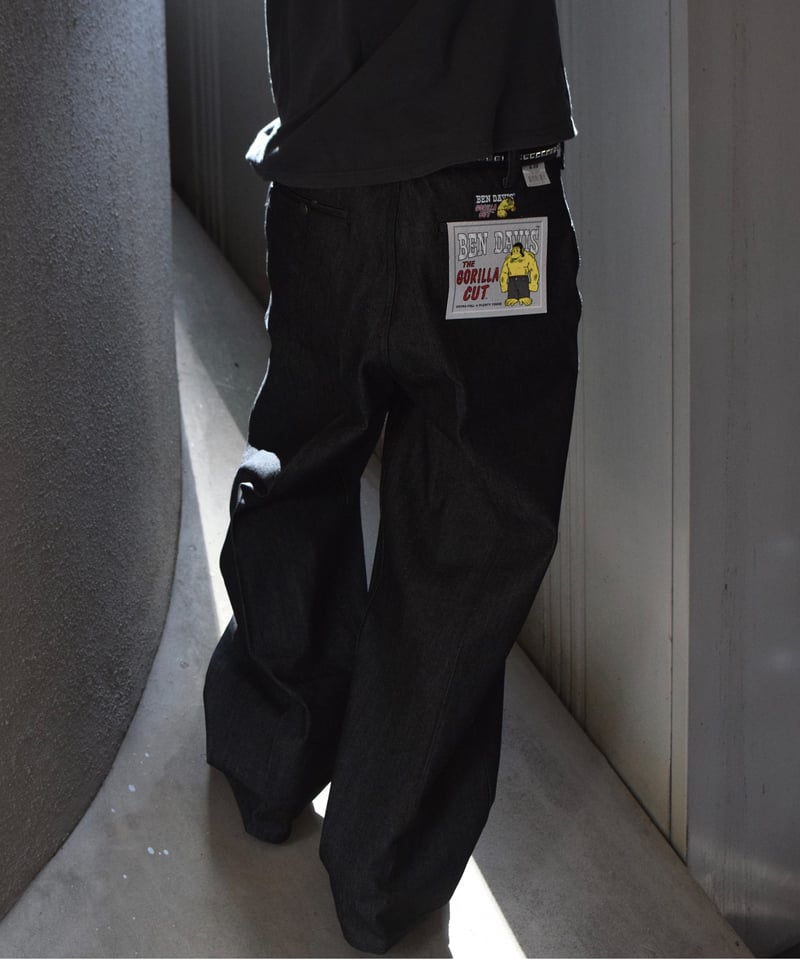 Ben Davis Gorilla Cut Pants Black Denim | COUNTER