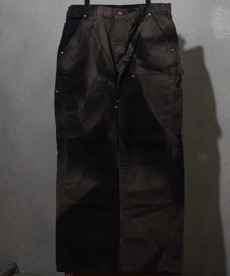 Carhartt Double Knee Pants Made in USA  Sun Fade Black