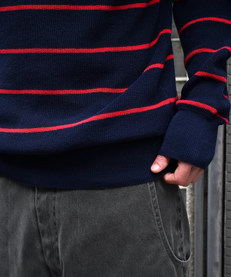 L.L.Bean Swans Island Sweater Navy / Ruby