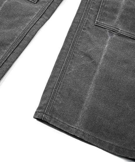 Carhartt Studded Duck Double Knee Carpenter Pants Fade Black made in USA