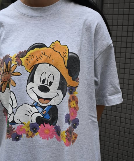 Disney Mickey Print T-Shirt Made in USA -6