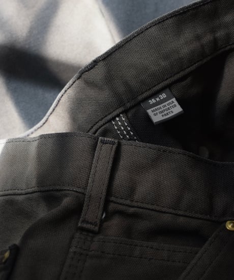 Carhartt Double Knee Pants Made in USA  Sun Fade Black
