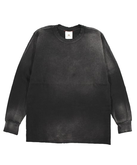 MOOJI MOOJI US Waffle Thermal Shirt Aged Black