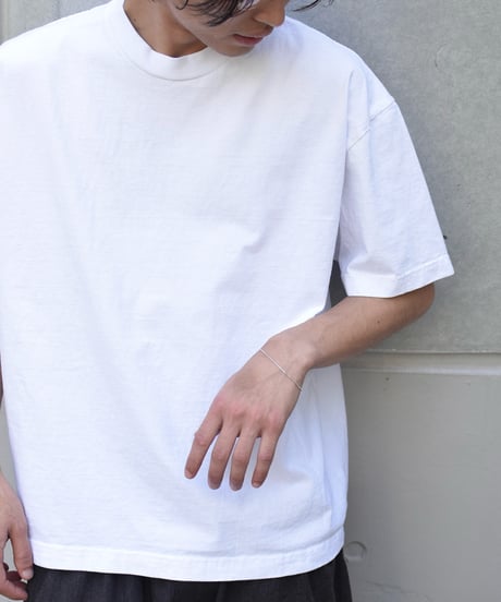 Los Angeles Apparel Garment Dye 8.5oz S/S Wide Tee White