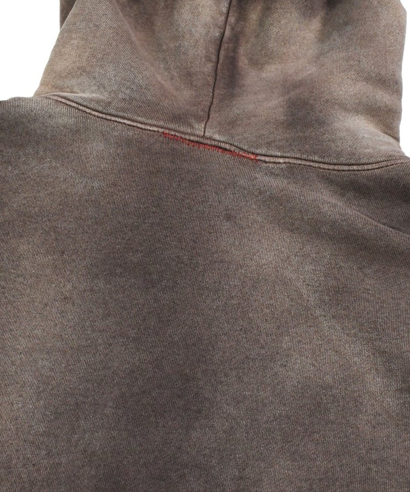 MOOJI MOOJI US Oversize Zip Up Hoodie Aged Brow