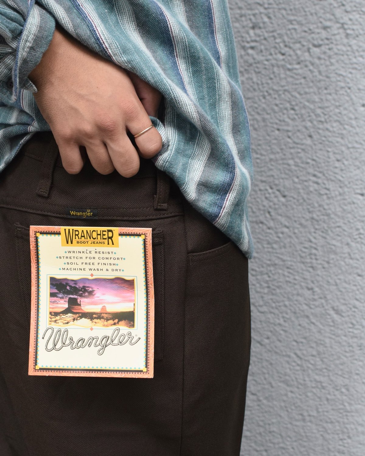 Wrangler Remake Sta-Prest Wrancher Dress Jeans