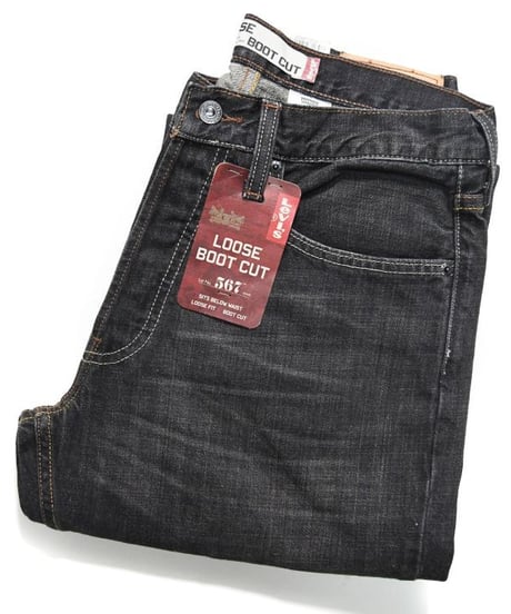 Deadstock Levi's 567 Denim Pants Loose Boot Cut #1274