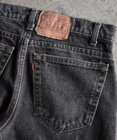 80's Used Levi's 506 Denim Pants Black Made in USA -4