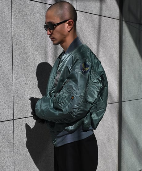 Deadstock Alpha MA-1 Flight Jacket Olive made in USA