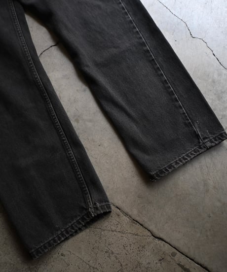 90's Used Levi's 505 Denim Pants Black -5