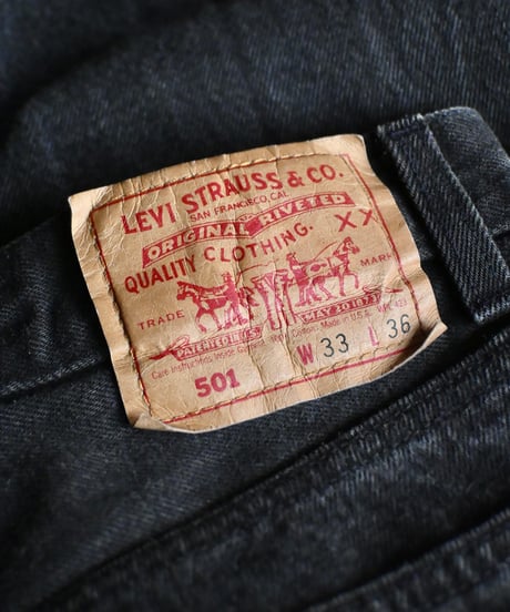 90's Used Levi's 501 Denim Pants Black Made in USA -3