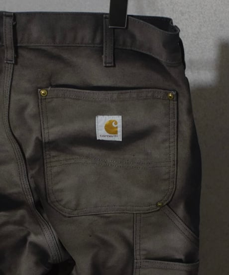 Carhartt Double Knee Pants Made in USA  Sun Fade Black