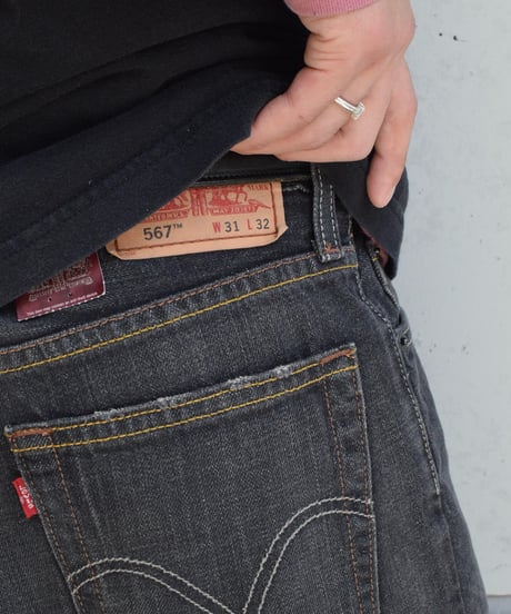 Deadstock Levi's 567 Denim Pants Loose Boot Cut #1274