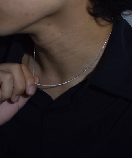 Italian Silver Necklace Venetian