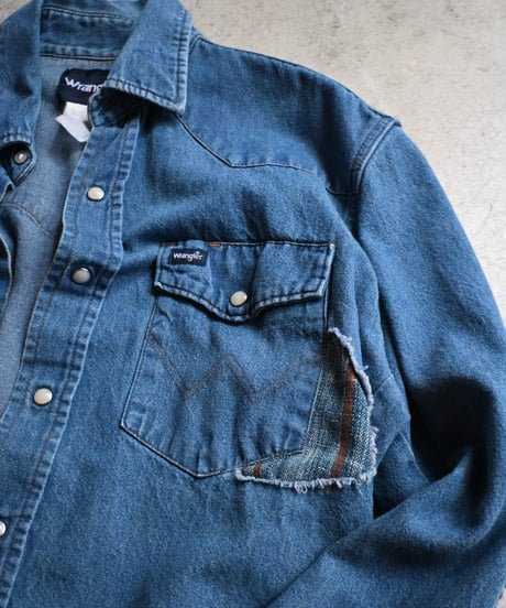 Customized Wrangler Denim Western Shirt - 2