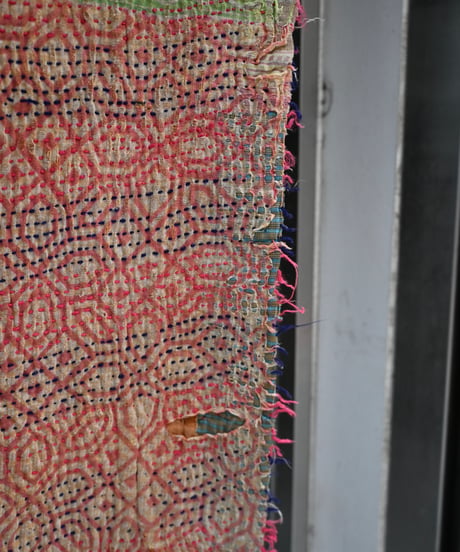 70's India Kantha Quilt Fabric