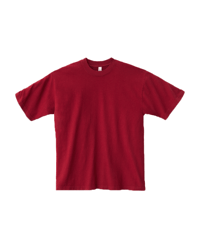 Los Angeles Apparel Garment Dye 6.5oz S/S Tee  Dark Red